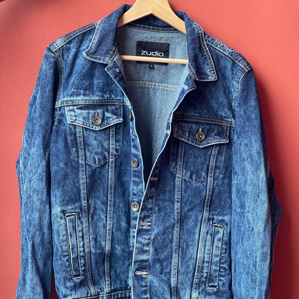 Denim mens jacket - Picture 1 of 5